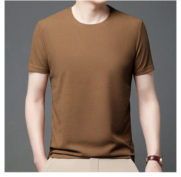 Men’s Summer Waffle T-Shirt – Breathable, Casual & Lightweight Short Sleeve Top