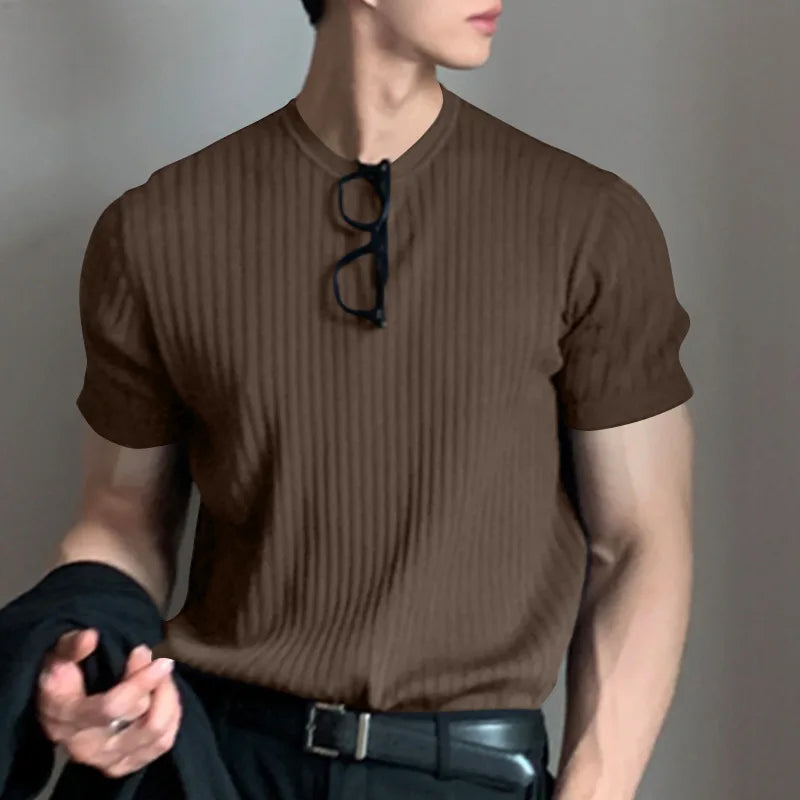 Vigoratti Line™ – Summer Retro Knit Polo Shirt for Men