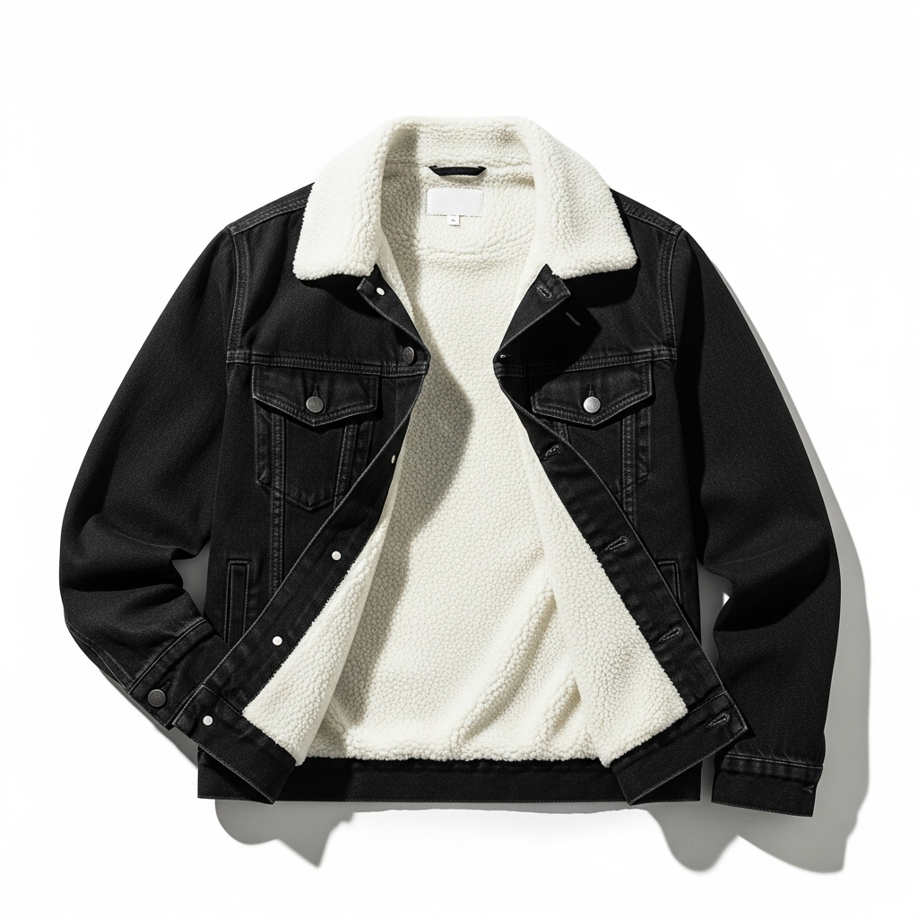 London Core™ Fleece-Lined Denim Jacket — Warmth Meets Urban Style
